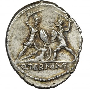 Roman Republic, Q. Minucius Thermus M.f., Denarius