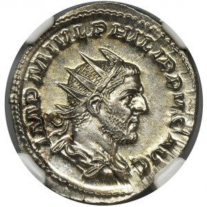 Roman Imperial, Philip II, Antoninianus - NGC MS