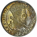 Sigismund III Vasa, 6 Groschen Merienburg 1599 - PCGS MS62 - big head