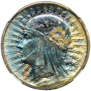 Quuen Jadwiga, 2 zloty 1934 - NGC MS64★