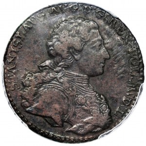 Poniatowski, Trojak Kraków 1765 g - PCGS AU50