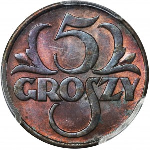 5 groszy 1931 - PCGS MS64 RB