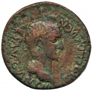 Roman Provincial, Paphlagonia, Sinope, Nero and Octavia, AE23 - EXTREMELY RARE