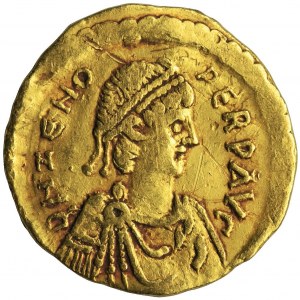 Roman Imperial, Zeno, Tremissis