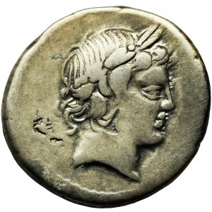 Roman Republic, P. Crepusius, C. Mamilius Limetanus, L. Marcius Censorinus, Denarius