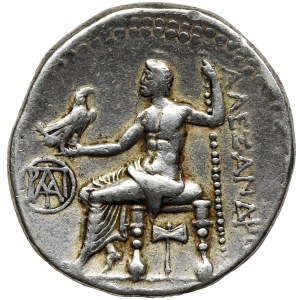 Grecja, Macedonia, Aleksander III Wielki, Tetradrachma - RZADKA