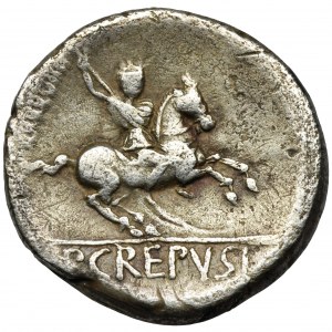 Roman Republic, P. Crepusius, Denarius