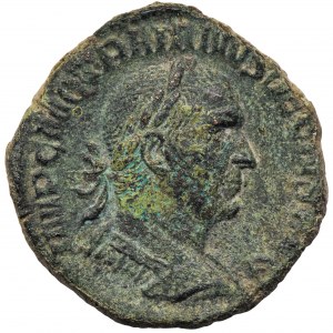 Roman Imperial, Trajan Decius, Sestertius - RARE