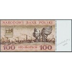 100 złotych 1965 - KH - wydruk z autografem Andrzeja Heidricha
