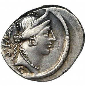 Roman Republic, Mn. Cordius Rufus, Denarius