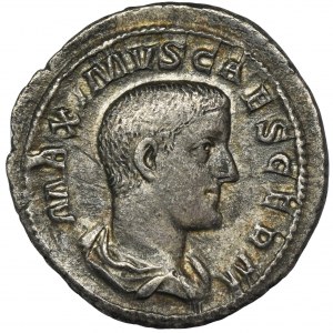 Roman Imperial, Maximus, Denarius - RARE