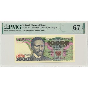 10.000 złotych 1987 - A - PMG 67 EPQ