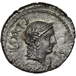 Roman Republic, C. Norbanus, Denarius - RARE