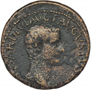 Roman Imperial, Tiberius, As - RARE