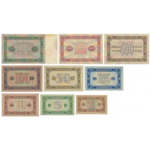 Russia, lot 1 - 5.000 rubles 1923 (9pcs.)