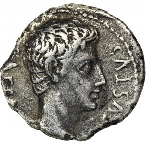 Roman Imperial, Octavian Augustus, Denarius