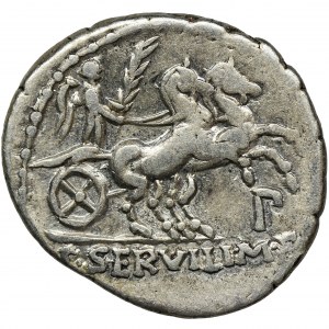 Republika Rzymska, P. Servilius M. f. Rullus, Denar