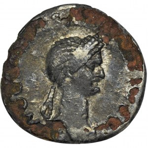 Roman Imperial, Domitia, Denarius suberatus - VERY RARE