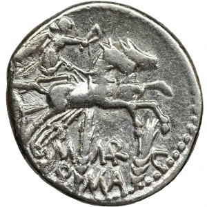 Roman Republic, M. Marcius M.f., Denarius