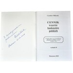 Cz. Miłczak, Set - catalogs and price lists with dedication