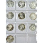 Niemcy, Duży zestaw srebrnych marek i euro (116 szt.)