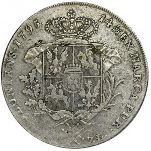 Poniatowski, Talar 6 złotowy Warszawa 1795