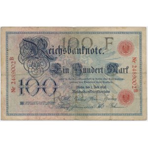 Germany, 100 mark 1898