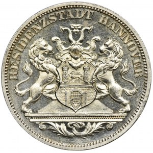 Germany, City of Hannover, Medal Thaler 1872