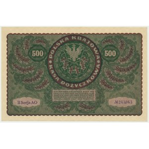 500 marek 1919 - II Serja AO -