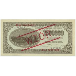 1 milion marek 1923 - WZÓR - K012345 / K678900 -