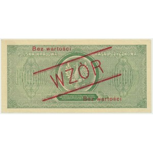 1 milion marek 1923 - WZÓR - K012345 / K678900 -