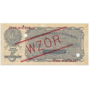 5 milionów marek 1923 - WZÓR - A1234500/A678900 -