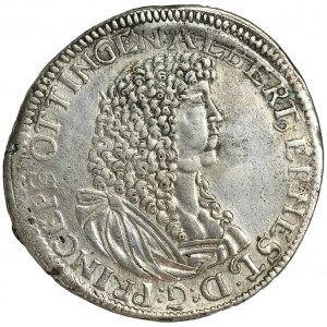 Niemcy, Księstwo Öttingen, Albrecht Ernst I, Gulden (60 krajcarów) 1676