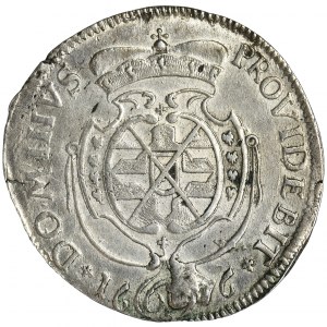 Niemcy, Księstwo Öttingen, Albrecht Ernst I, Gulden (60 krajcarów) 1676