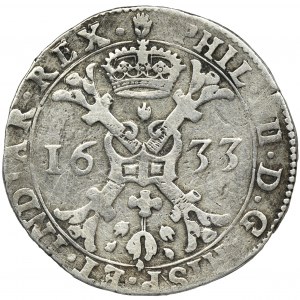 Niderlandy Hiszpańskie, Brabancja, Filip IV, Patagon Antwerpia 1633