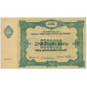 Russia, Armenia, 5 million rubles 1922