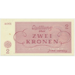 Czechoslovakia (Theresienstadt Ghetto), 2 krone 1943