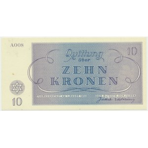Czechoslovakia (Theresienstadt Ghetto), 10 krone 1943