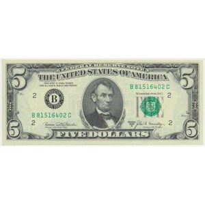 USA, 5$ 1969 B