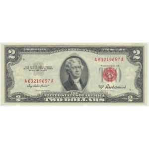 USA, 2 dolary 1953 A