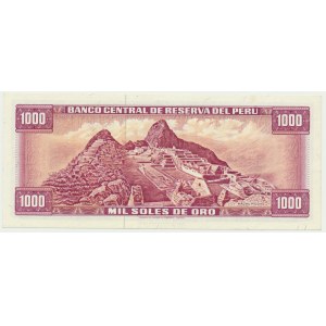 Peru, 1.000 Soles de Oro, 1975