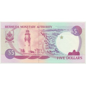 Bermuda, 5 dollars 1989