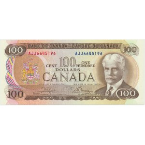 Canada, 100 dollars 1975