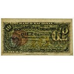 Kolumbia, 10 centów 1893