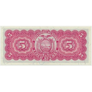 Ecuador, 5 sucres 1953