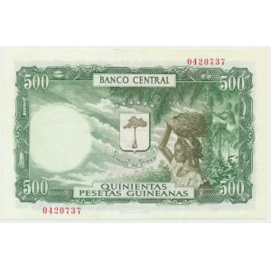 Equatorial Guinea, 500 pesetas 1969