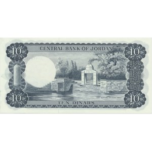 Jordan, 10 dinars 1959