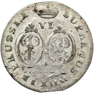 Germany, Brandenburg-Prussia, Friedrich Wilhelm, 6 Groschen Berlin 1687 HS - VERY RARE