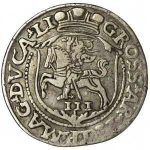 Sigismund II August, 3 Groschen Vilnius 1564 - L/LI