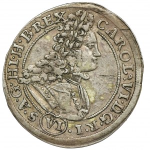 Silesia, Karl VI, 6 Kreuzer Breslau 1713